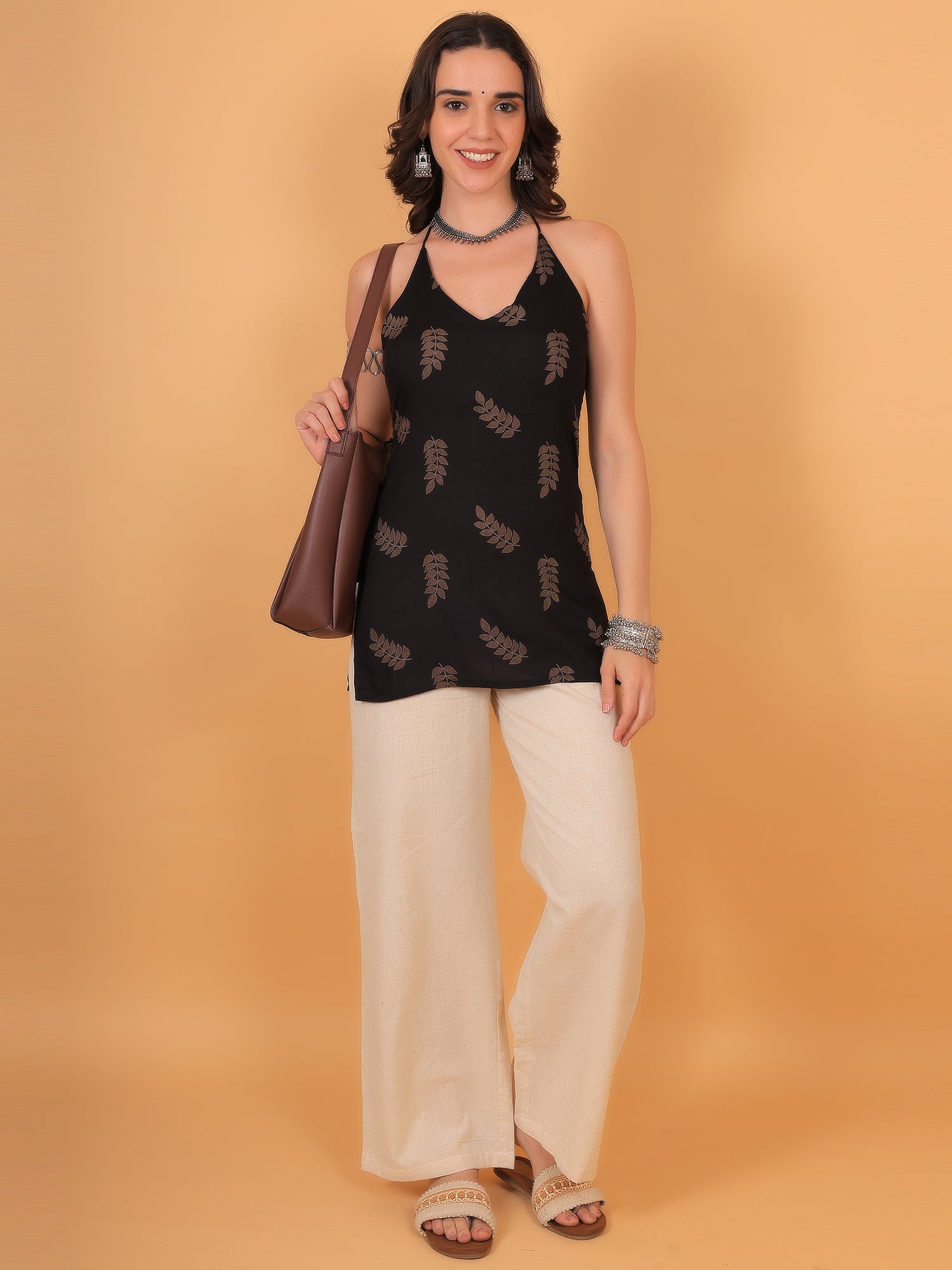 Zuacc Stylish Kurtis for Women Backless, Corset, Sleeveless & Black Kurti Design college wear