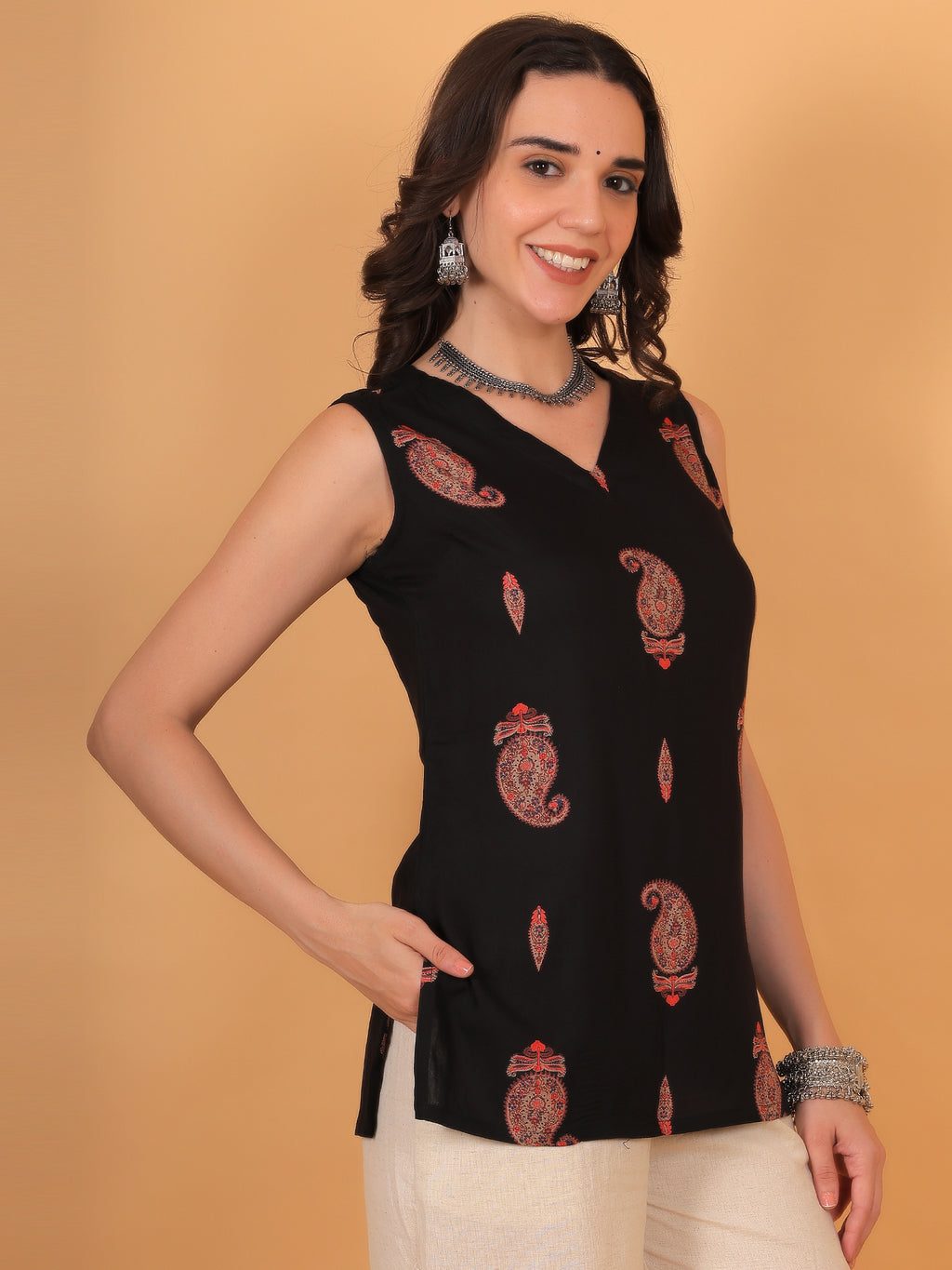 Stylish short kurti for office wear women