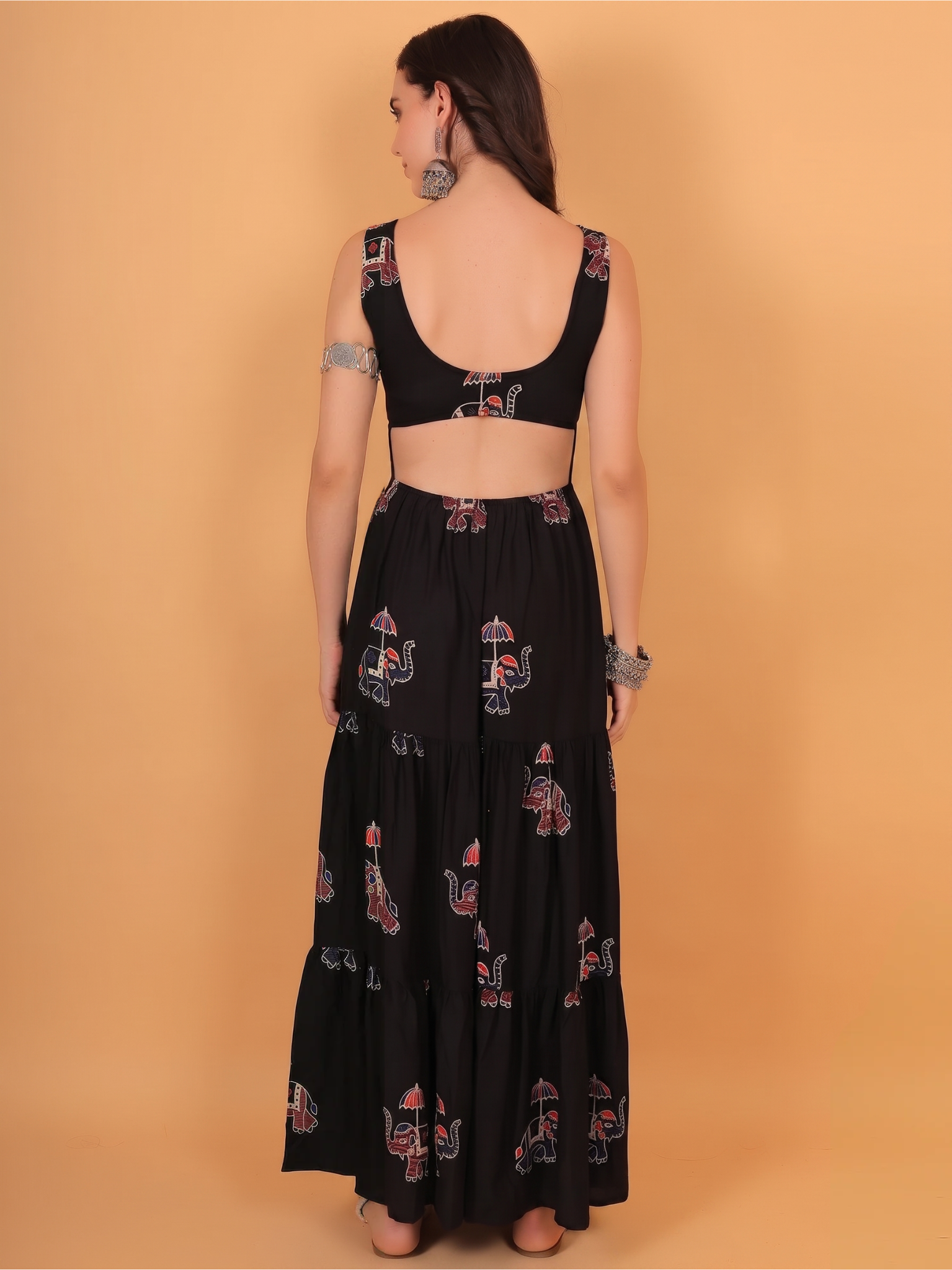 The Gajraaj Printed Ethnic Dress