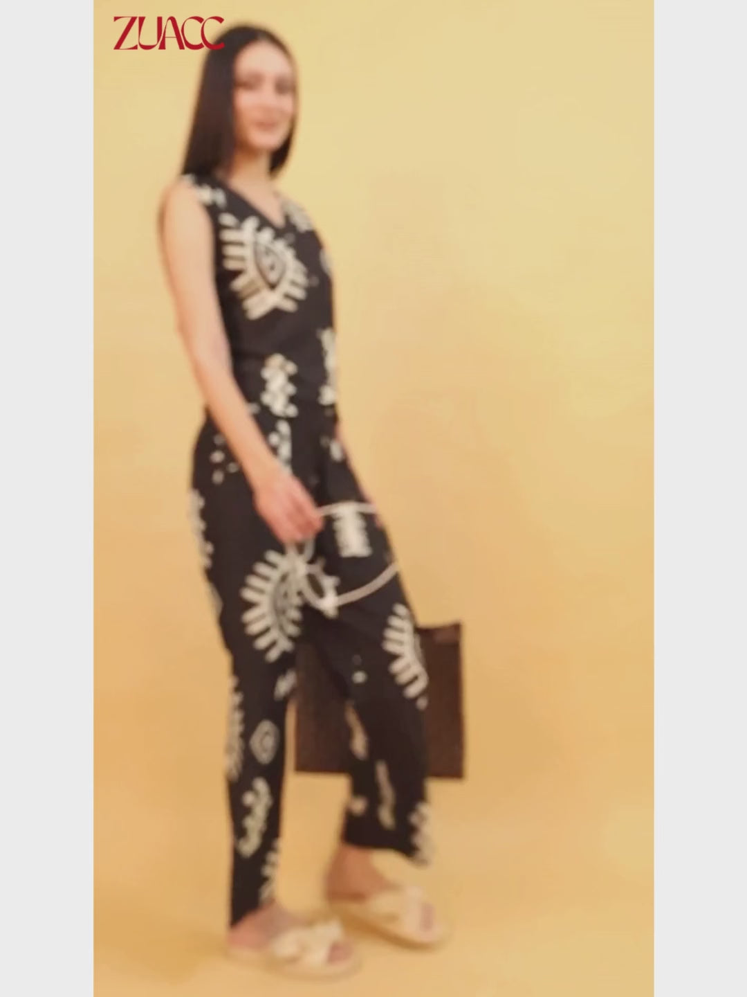 Zyraa Printed Vest Top