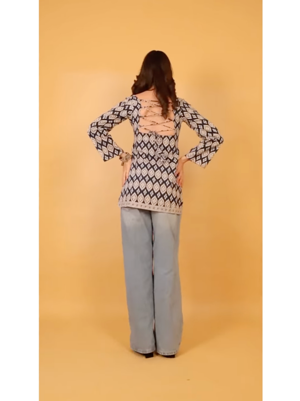 The Neelam Backless Dori Kurti
