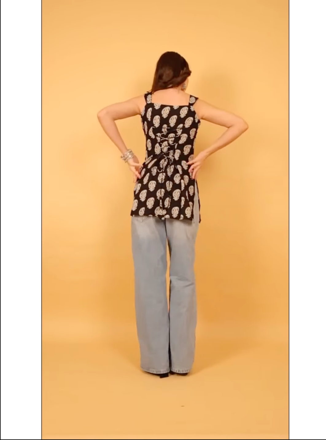 The Kaashni Bagh Corset Back Kurti