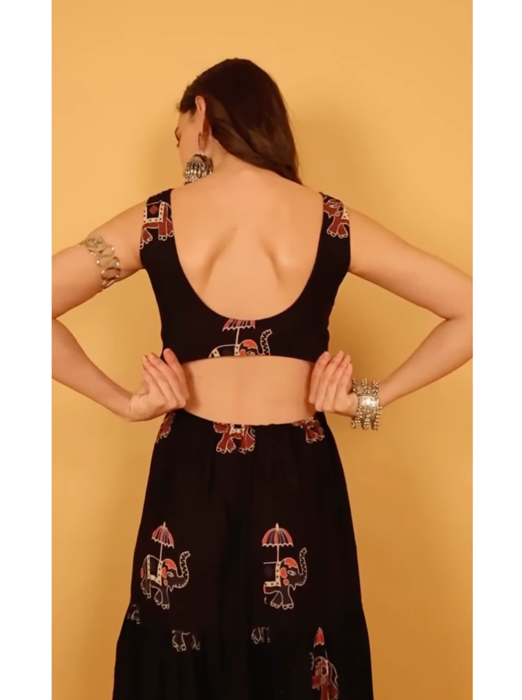 The Gajraaj Printed Ethnic Dress